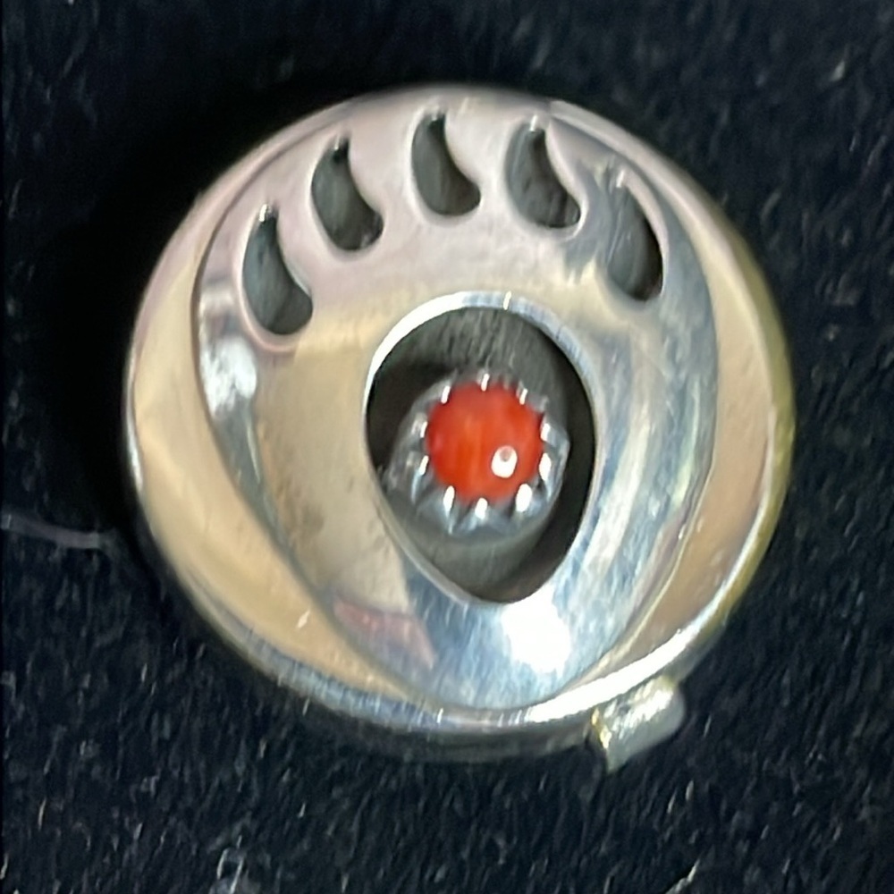 Native American Bear Paw Button Covers. - image 7